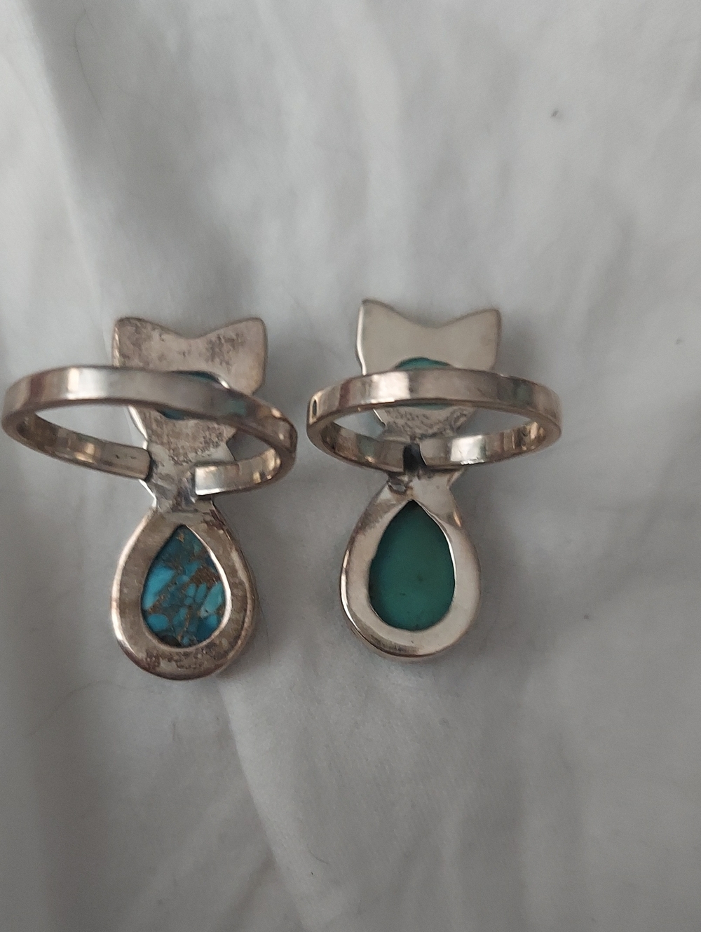 New Sterling Silver Adjustable Kitty Rings - Picture 2 of 5